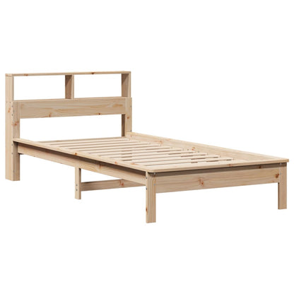 vidaXL Bookcase Bed without Mattress 75x190 cm Solid Wood Pine