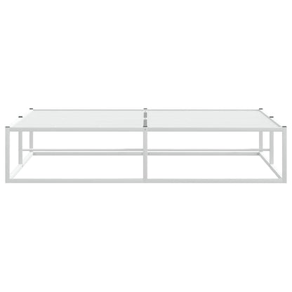 vidaXL Bed Frame without Mattress White 160x200 cm Metal