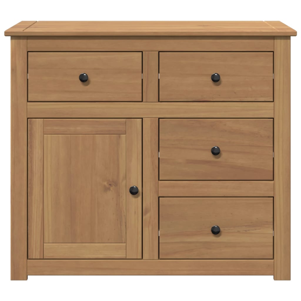 vidaXL Sideboard with Drawers PANAMA 93x40x80 cm Solid Wood Pine