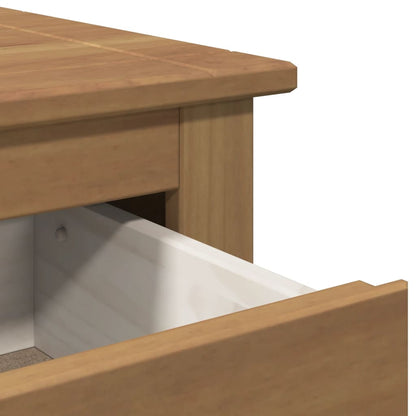 vidaXL Sideboard with Drawers PANAMA 93x40x80 cm Solid Wood Pine
