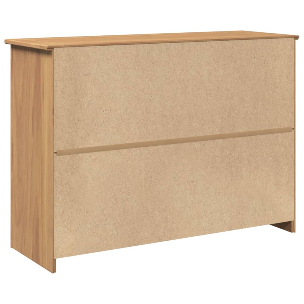 vidaXL Sideboard with Drawers PANAMA 112x40x80 cm Solid Wood Pine
