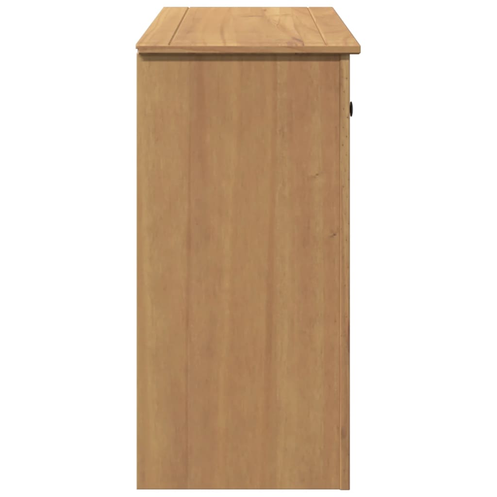 vidaXL Sideboard with Drawer PANAMA 93x40x80 cm Solid Wood Pine