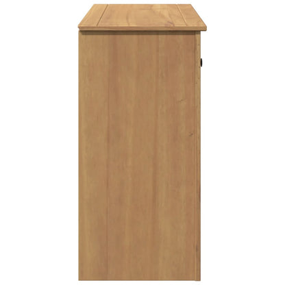 vidaXL Sideboard with Drawer PANAMA 93x40x80 cm Solid Wood Pine