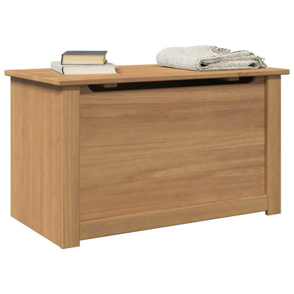 vidaXL Storage Chest with Lid PANAMA 79x42x46 cm Solid Wood Pine