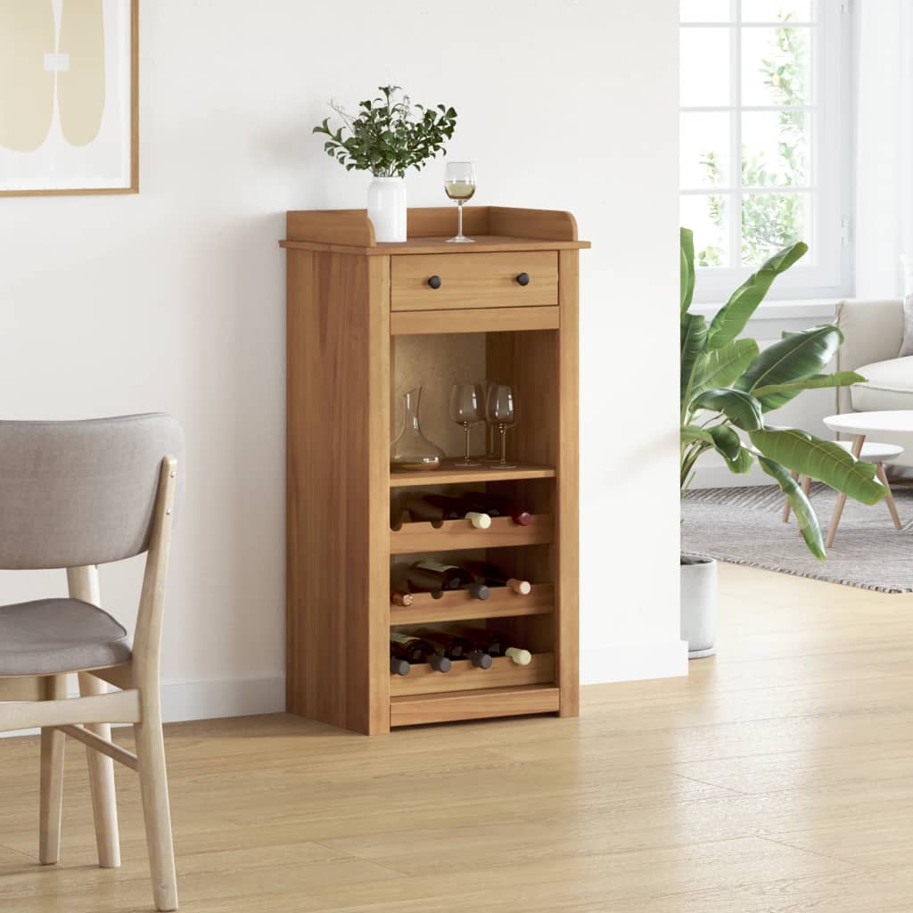 vidaXL Wine Cabinet PANAMA 57x40x111.5 cm Solid Wood Pine