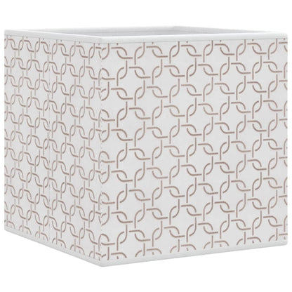 vidaXL Foldable Storage Boxes 4 pcs Cream 32x32x32 cm Non-woven Fabric