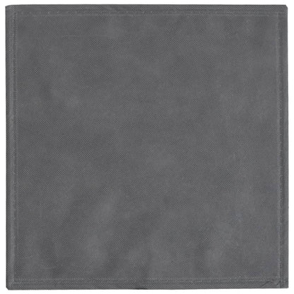 vidaXL Foldable Storage Boxes 4 pcs Grey 32x32x32 cm Non-woven Fabric