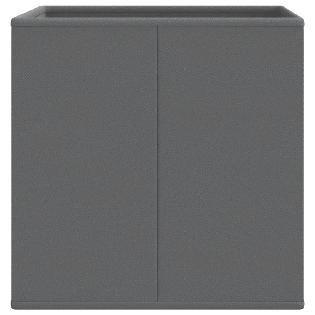 vidaXL Foldable Storage Boxes 10 pcs Grey 32x32x32 cm Non-woven Fabric