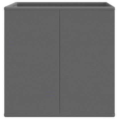 vidaXL Foldable Storage Boxes 10 pcs Grey 32x32x32 cm Non-woven Fabric