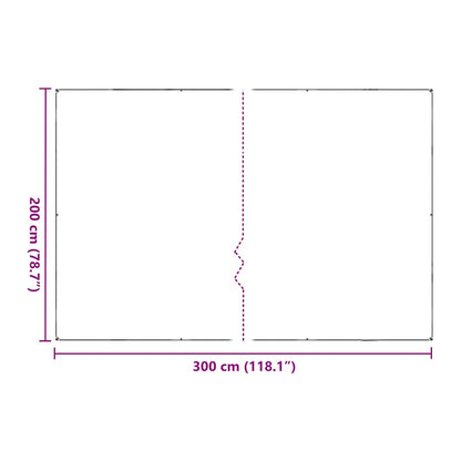 vidaXL Plant Cover with Eyelets 2x3 m Polyethylene