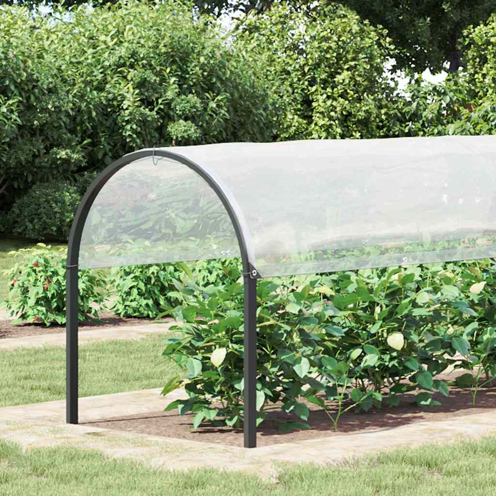 vidaXL Plant Cover with Eyelets 2x5 m Polyethylene