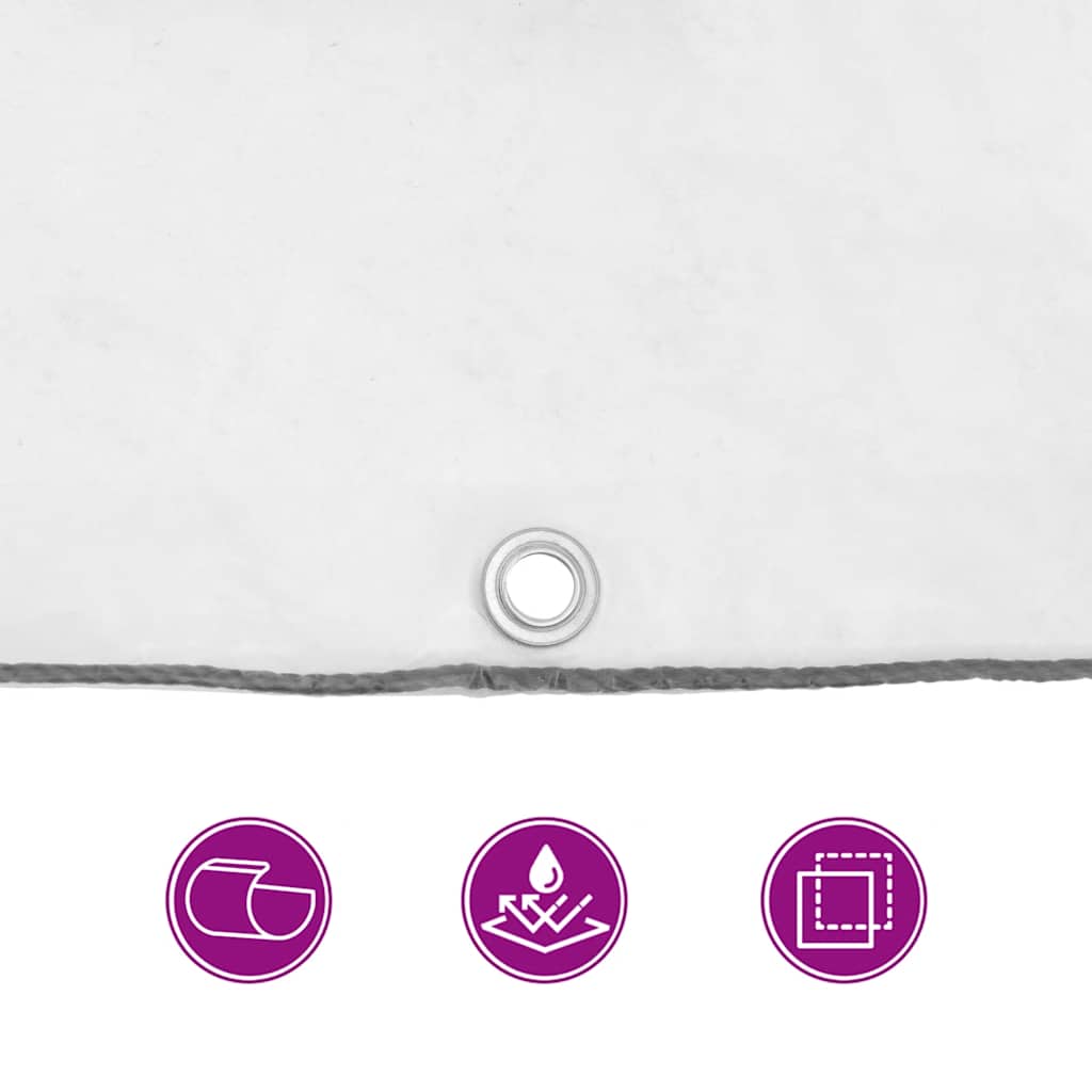 vidaXL Plant Cover with Eyelets 2x10 m Polyethylene