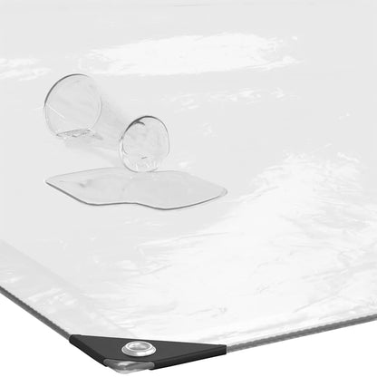 vidaXL Plant Cover with Eyelets 3x8 m Polyethylene