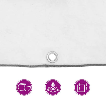 vidaXL Plant Cover with Eyelets 3x8 m Polyethylene