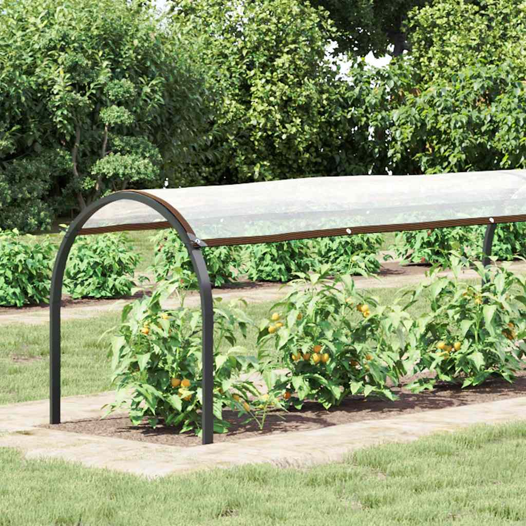 vidaXL Plant Cover with Eyelets 1x10 m Polyethylene