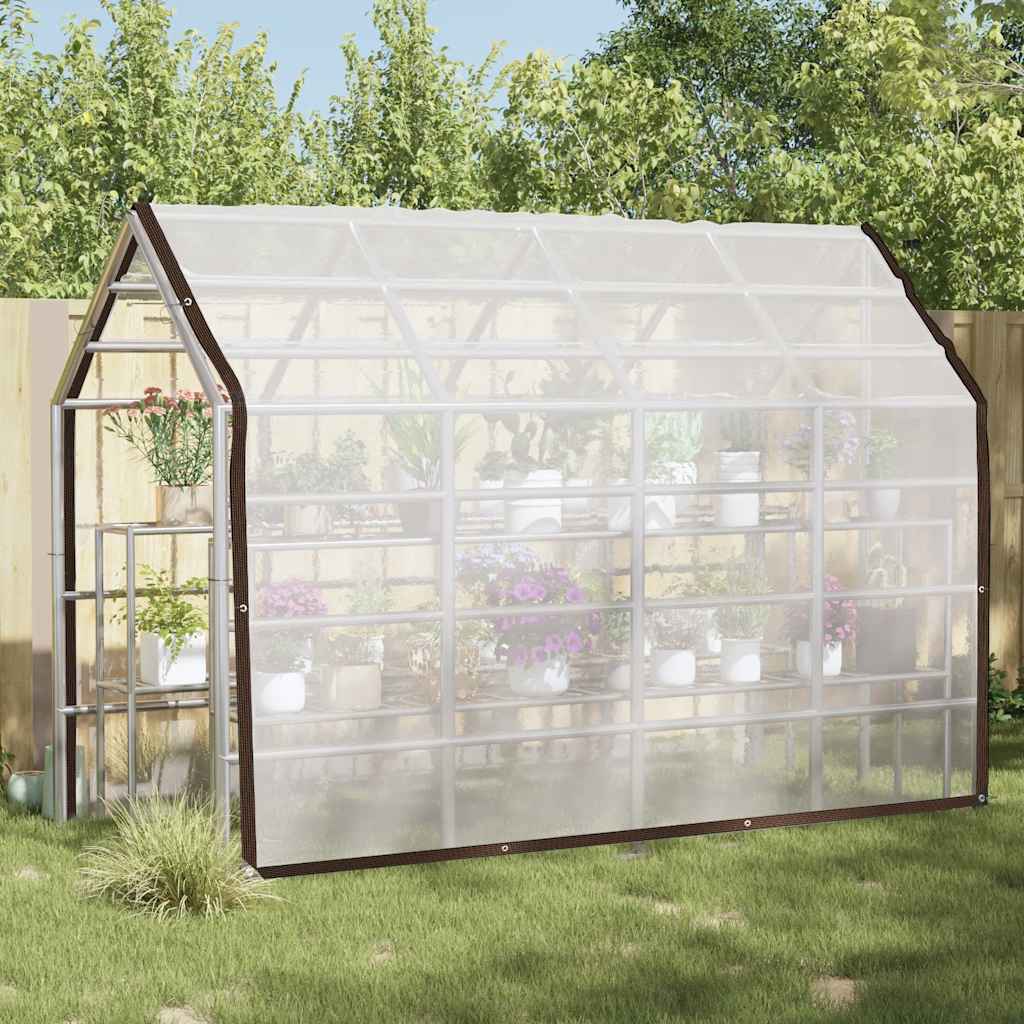 vidaXL Plant Cover with Eyelets 3x6 m Polyethylene