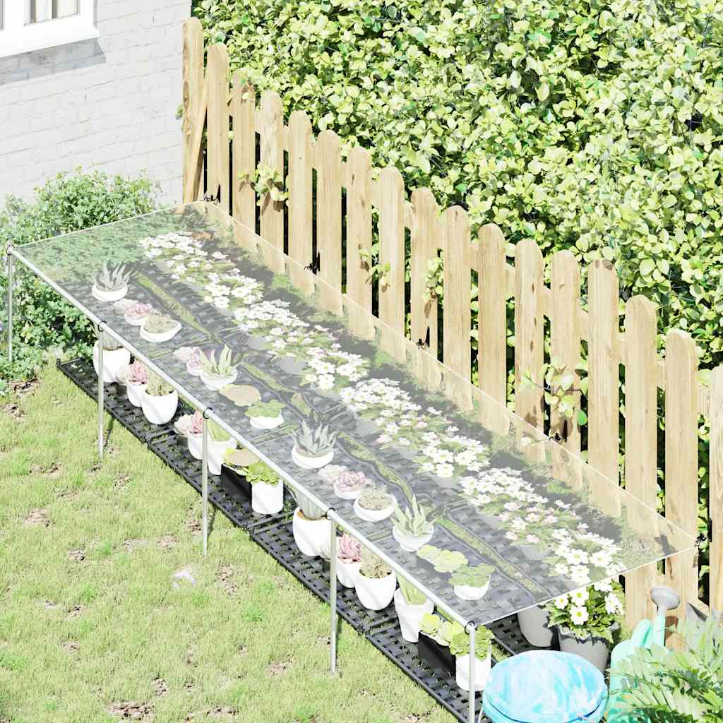 vidaXL Plant Cover with Eyelets 1x4 m PVC