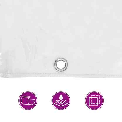 vidaXL Plant Cover with Eyelets 1x6 m PVC