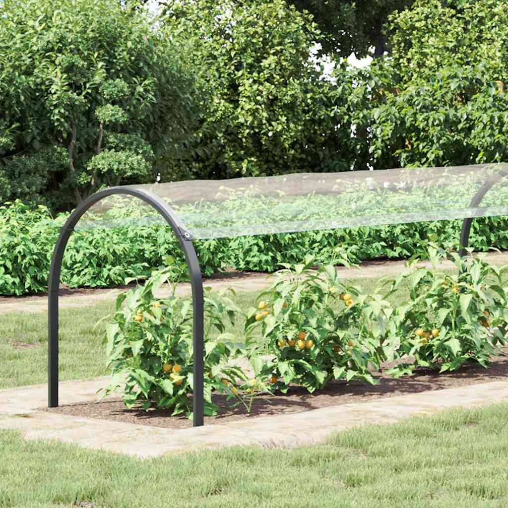 vidaXL Plant Cover with Eyelets 1x10 m PVC