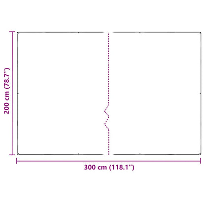 vidaXL Plant Cover with Eyelets 2x3 m PVC