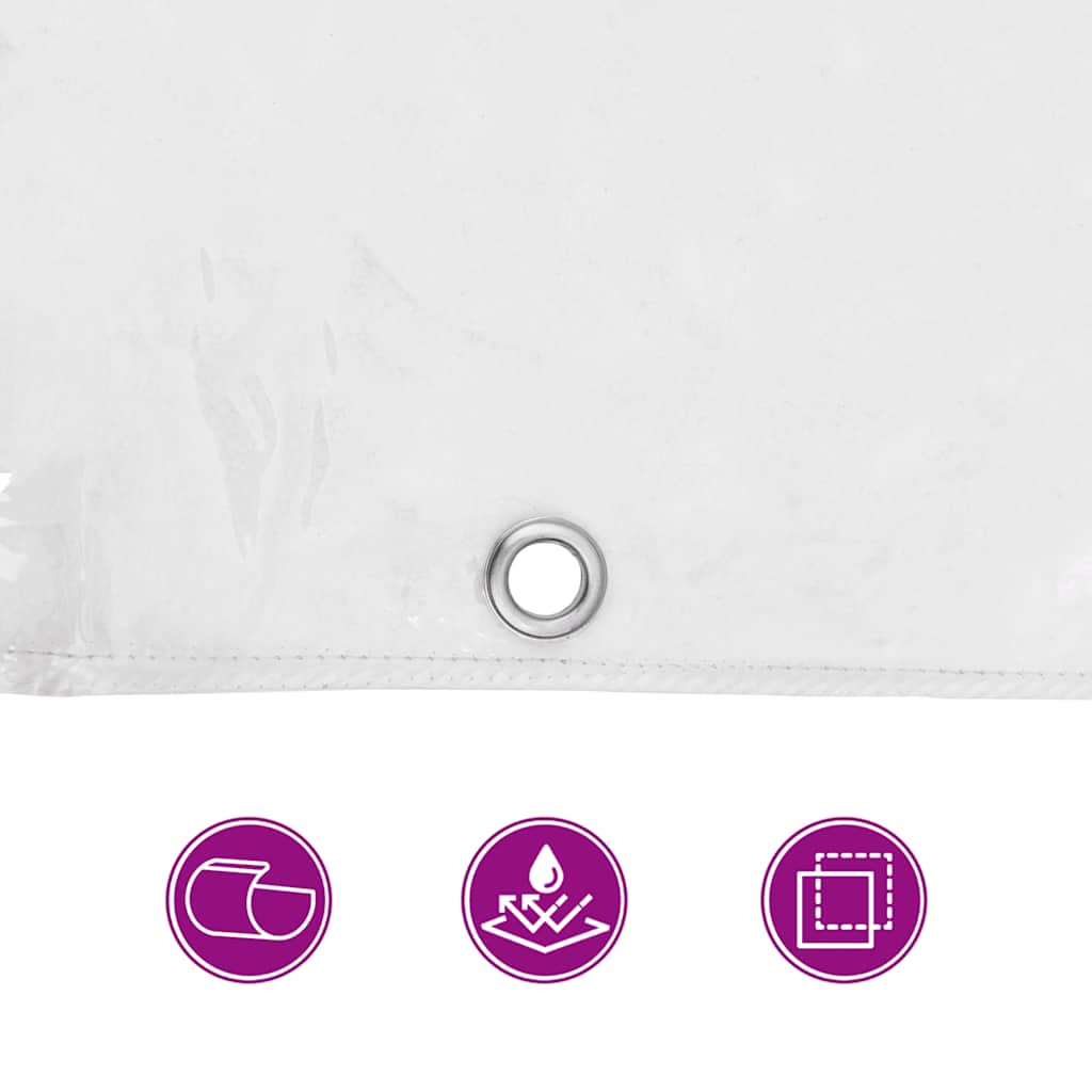 vidaXL Plant Cover with Eyelets 3x8 m PVC
