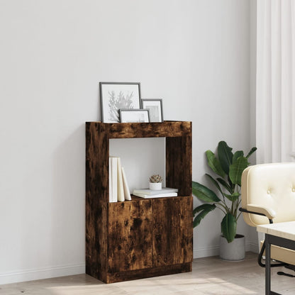 vidaXL Highboard Smoked Oak 63x33x100 cm Engineered Wood
