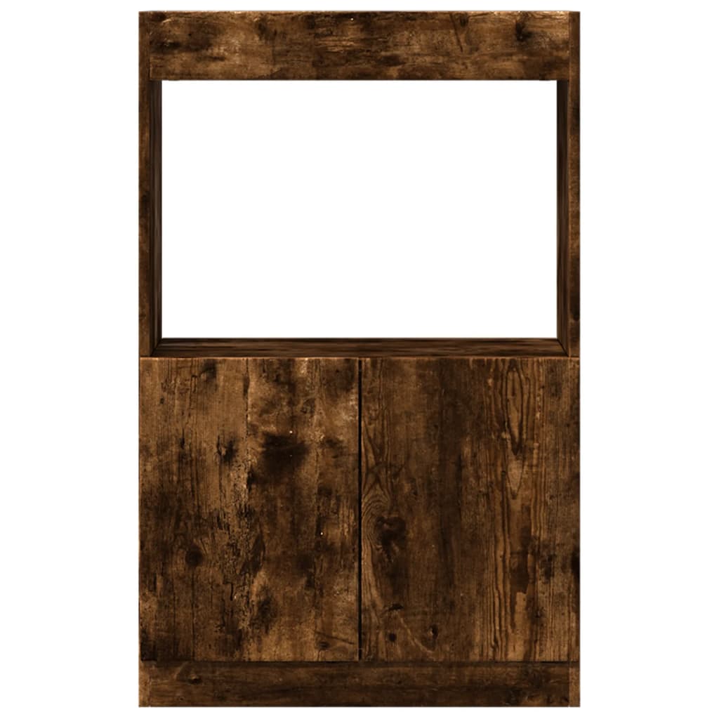 vidaXL Highboard Smoked Oak 63x33x100 cm Engineered Wood