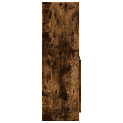 vidaXL Highboard Smoked Oak 63x33x100 cm Engineered Wood