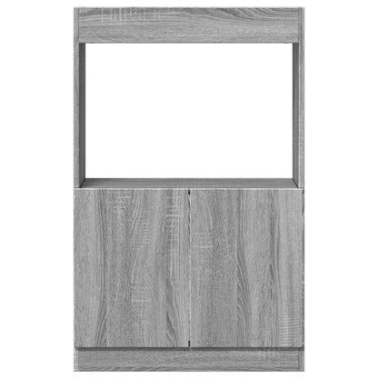 vidaXL Highboard Grey Sonoma 63x33x100 cm Engineered Wood