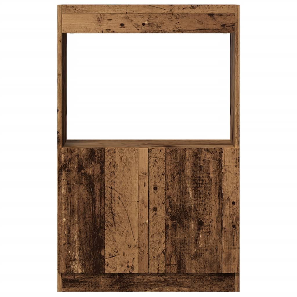 vidaXL Highboard Old Wood 63x33x100 cm Engineered Wood