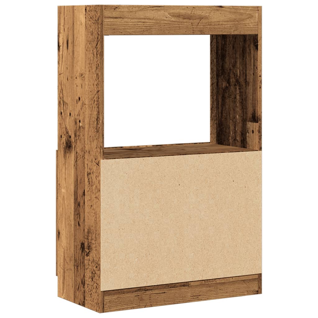 vidaXL Highboard Old Wood 63x33x100 cm Engineered Wood