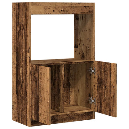vidaXL Highboard Old Wood 63x33x100 cm Engineered Wood