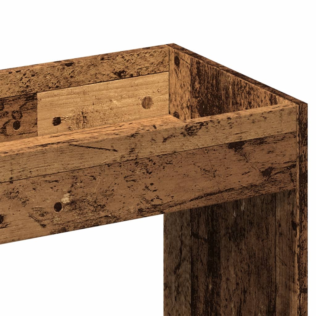 vidaXL Highboard Old Wood 63x33x100 cm Engineered Wood