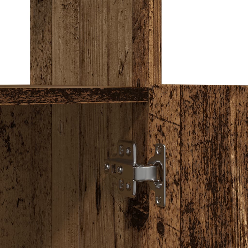 vidaXL Highboard Old Wood 63x33x100 cm Engineered Wood