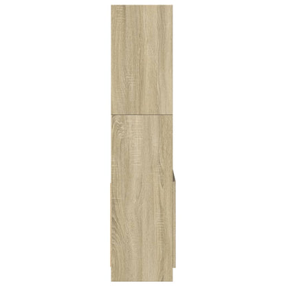 vidaXL Highboard Sonoma Oak 63x33x140 cm Engineered Wood