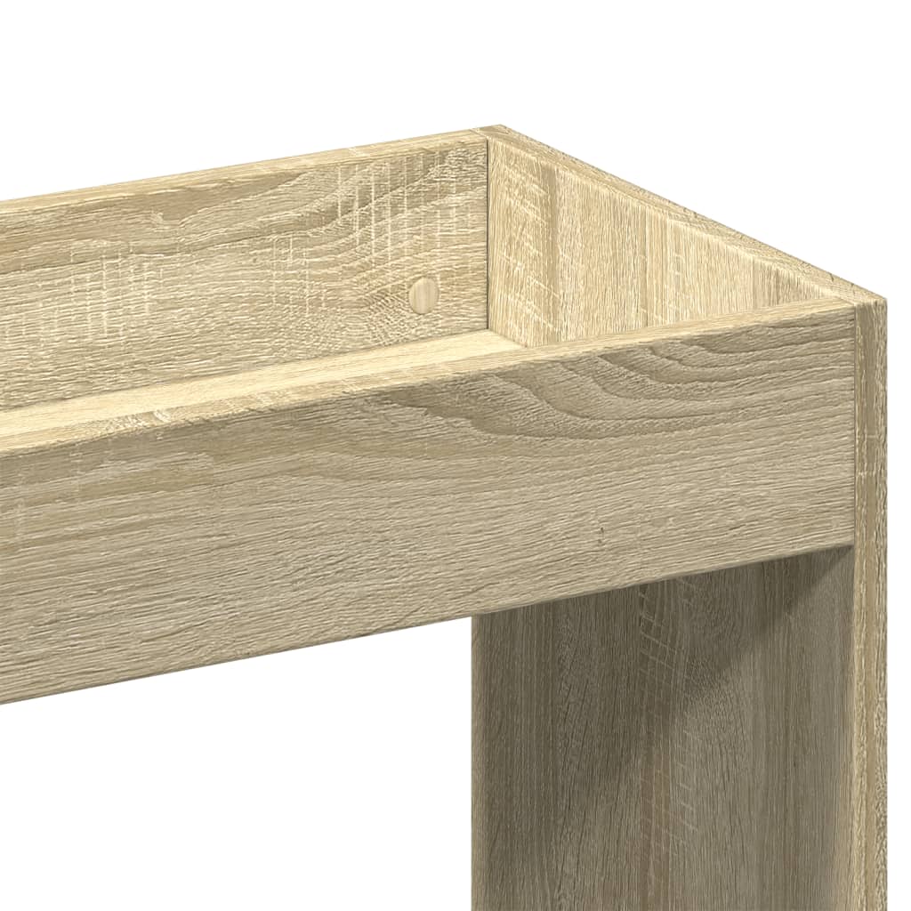 vidaXL Highboard Sonoma Oak 63x33x140 cm Engineered Wood