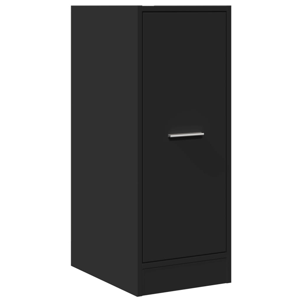vidaXL Apothecary Cabinet Black 30x41x77,5 cm Engineered Wood