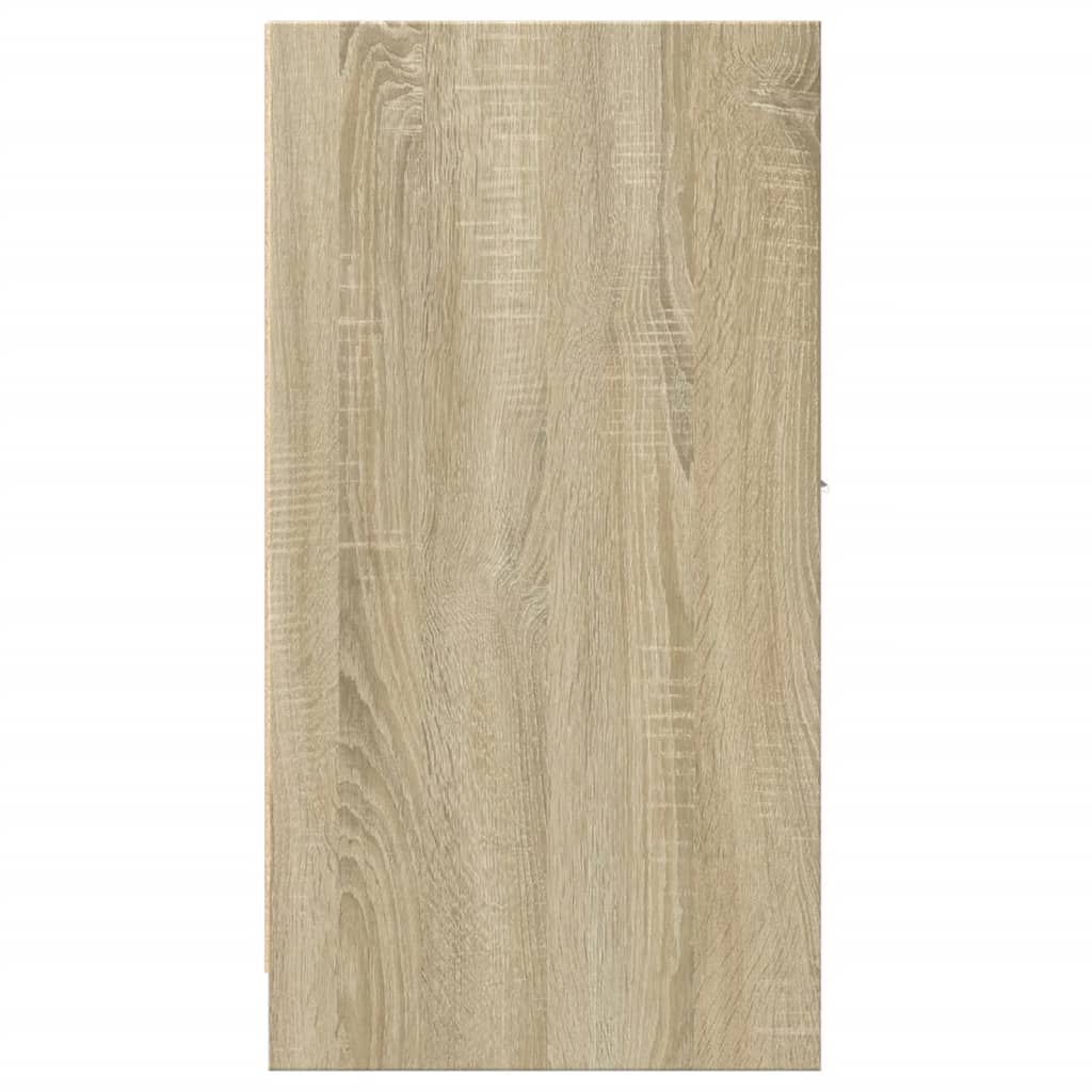 vidaXL Apothecary Cabinet Sonoma Oak 30x41x77.5 cm Engineered Wood