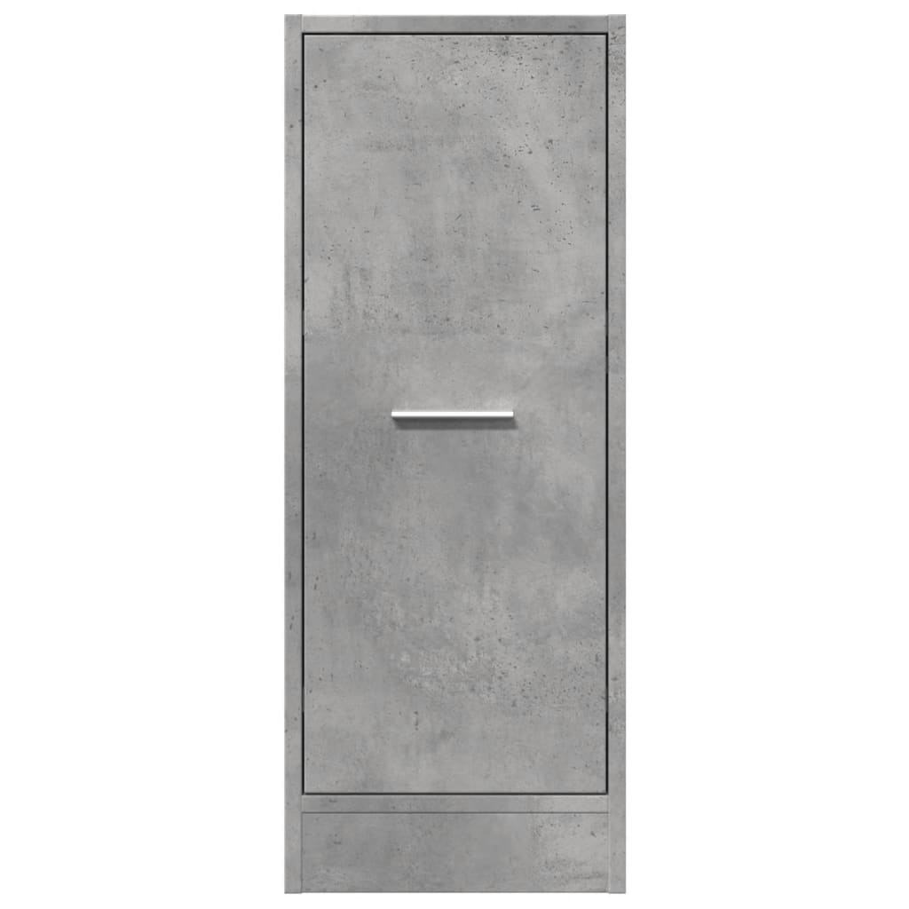 vidaXL Apothecary Cabinet Concrete Grey 30x41x77.5 cm Engineered Wood