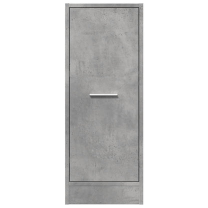 vidaXL Apothecary Cabinet Concrete Grey 30x41x77.5 cm Engineered Wood