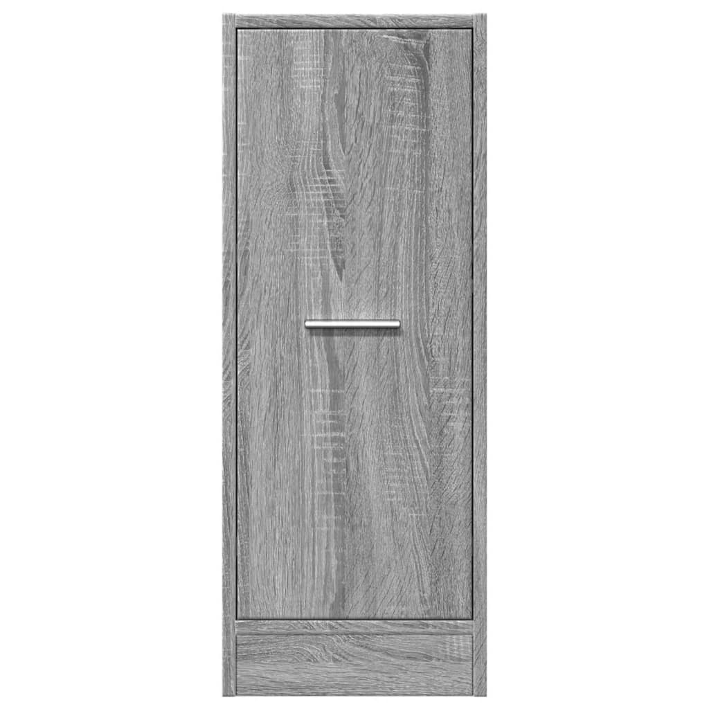 vidaXL Apothecary Cabinet Grey Sonoma 30x41x77.5 cm Engineered Wood