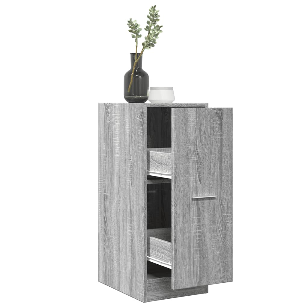 vidaXL Apothecary Cabinet Grey Sonoma 30x41x77.5 cm Engineered Wood