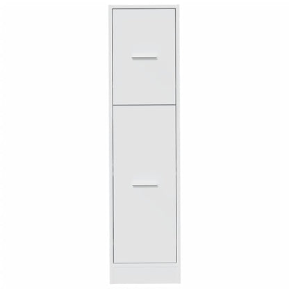 vidaXL Apothecary Cabinet White 30x41x118 cm Engineered Wood