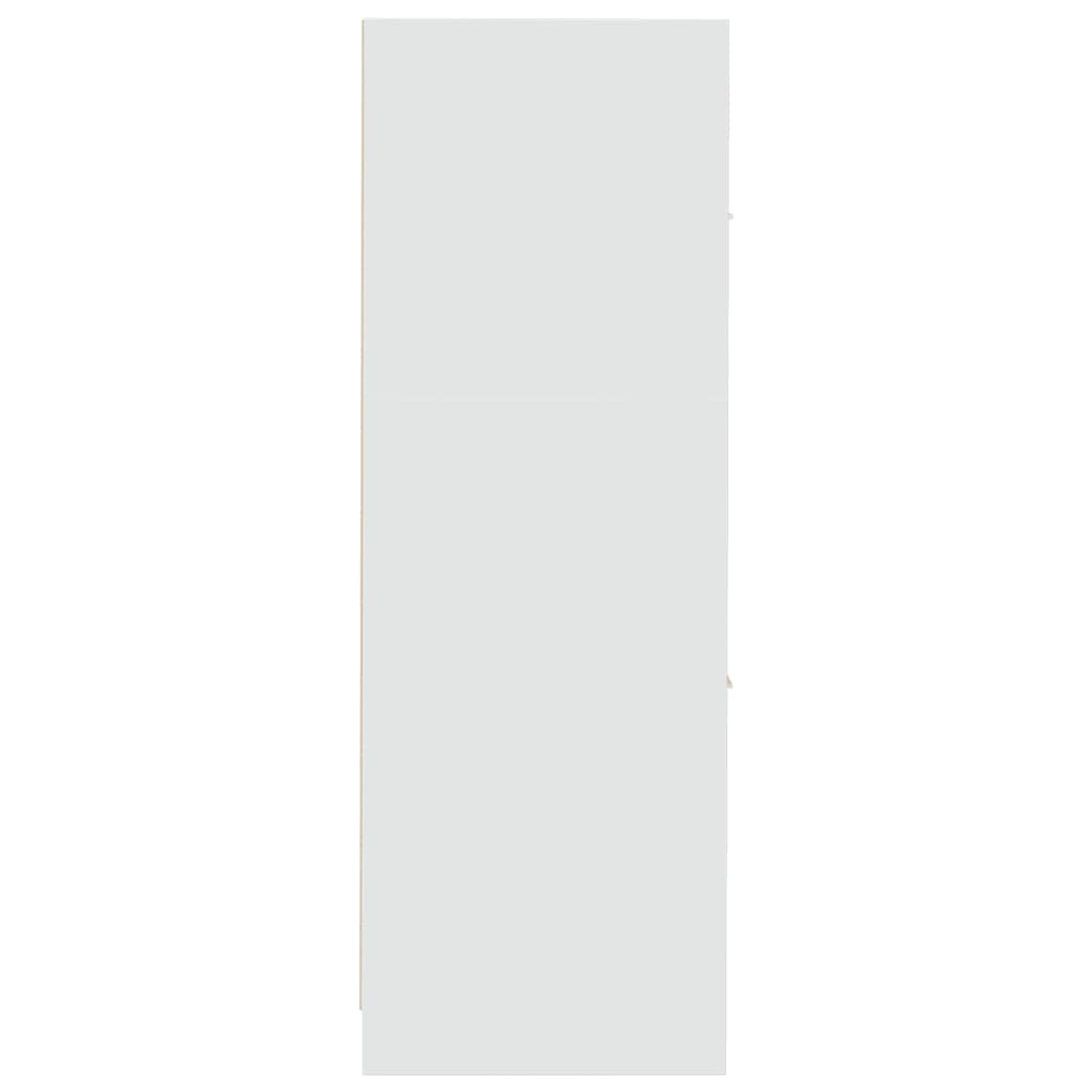 vidaXL Apothecary Cabinet White 30x41x118 cm Engineered Wood