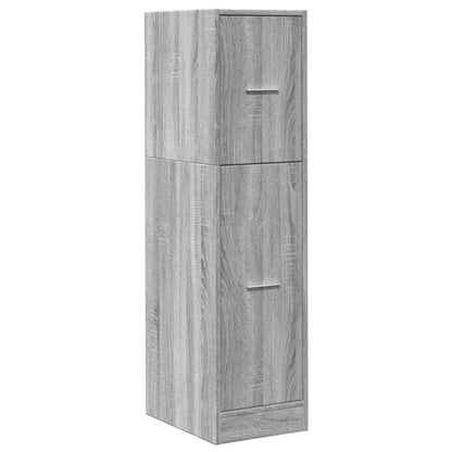 vidaXL Apothecary Cabinet Grey Sonoma 30x41x118 cm Engineered Wood