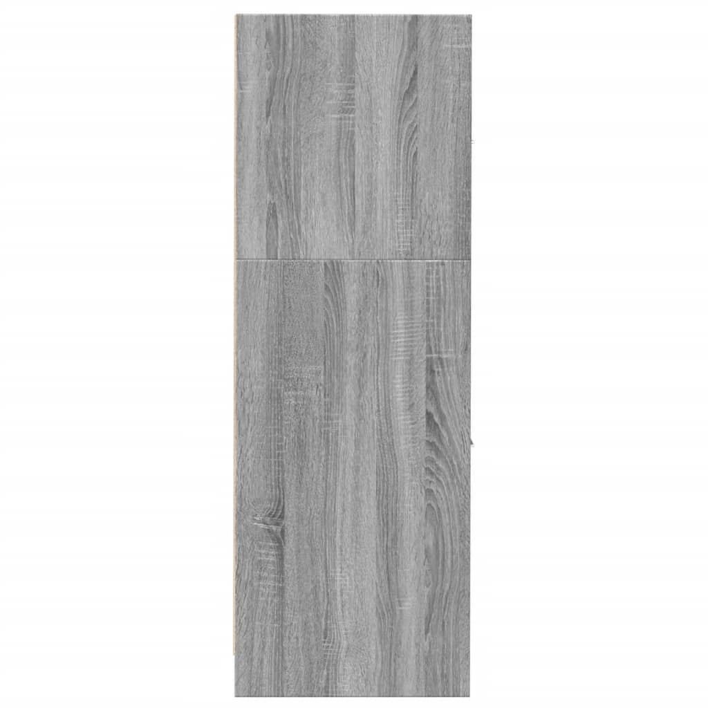 vidaXL Apothecary Cabinet Grey Sonoma 30x41x118 cm Engineered Wood