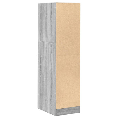 vidaXL Apothecary Cabinet Grey Sonoma 30x41x118 cm Engineered Wood
