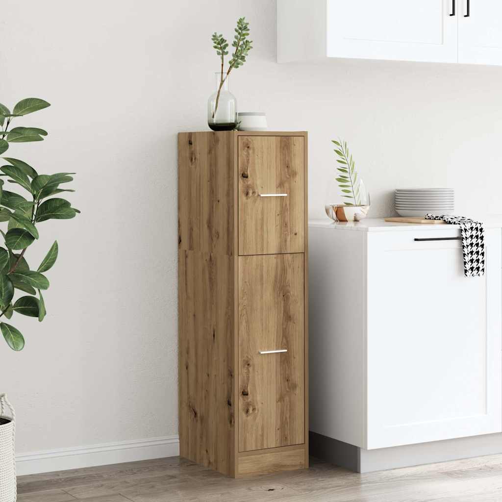 vidaXL Apothecary Cabinet Artisian Oak 30x41x118 cm Engineered Wood
