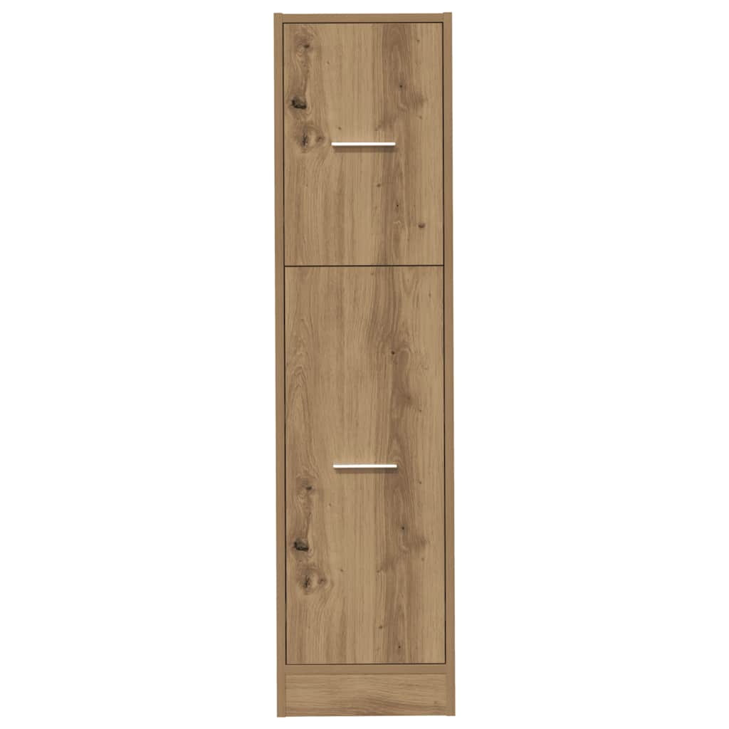 vidaXL Apothecary Cabinet Artisian Oak 30x41x118 cm Engineered Wood