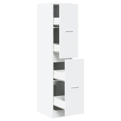 vidaXL Apothecary Cabinet White 30x41x144.5 cm Engineered Wood